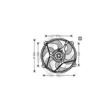 Βεντιλατέρ Νερού CITROEN XSARA PICASSO 1999 - 2004 ( N68 ) 064006445