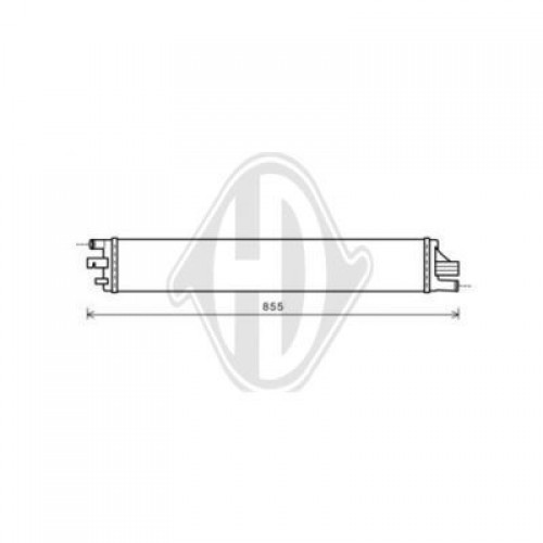 ΨΥΓΕΙΟ ΒΟΗΤΗΤΙΚΟ 2.3 CDTi ΠΕΤΡΕΛΑΙΟ (710x120x26) RENAULT MASTER 2015 - 669106350