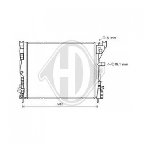 ΨΥΓΕΙΟ ΝΕΡΟΥ (ELECTRIC) (505x390x16) RENAULT ZOE 2015 - 678206300
