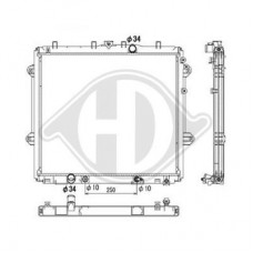 ΨΥΓΕΙΟ ΝΕΡΟΥ 4.0i V6 ΒΕΝΖΙΝΗ ΑΥΤΟΜΑΤΟ (570x650x26) TOYOTA LAND CRUISER 2010 - 2014 ( J150 ) 825106330
