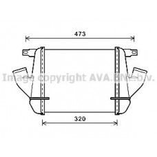 ΨΥΓΕΙΟ INTERCOOLER 2.5-3.0 DCI ΠΕΤΡΕΛΑΙΟ (305x273) NISSAN CABSTAR 2008 - 2017 580306200