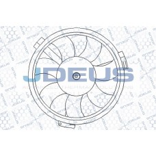 Βεντιλατέρ Νερού SKODA SUPERB 2001 - 2008 ( 3U4 ) 044506440