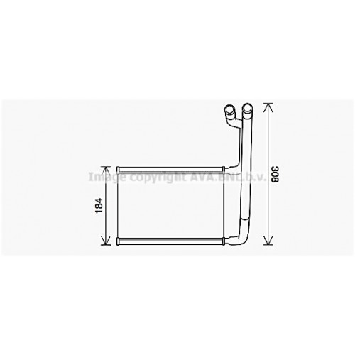 ΨΥΓΕΙΟ ΚΑΛΟΡΙΦΕΡ (B) 2.0-2.2 ΤDCI +/-ΑC (149x238x26) FORD TRANSIT 2012 - ( ) 326006500