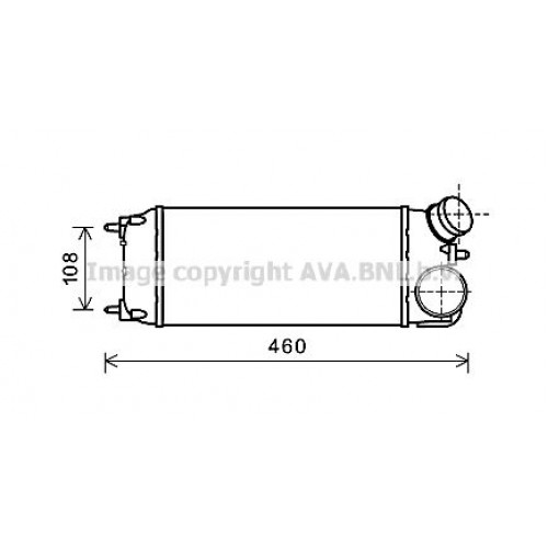 ΨΥΓ. INTERC.1.6TDCi (300x150x80)ΠΑΡ.ΛΟΞΗ FORD B-MAX 2013 - 322006200