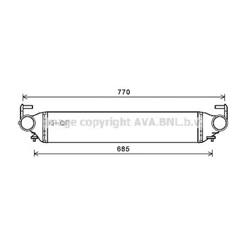 ΨΥΓΕΙΟ INTERCOOLER ΟΛΑ ΒΕΝΖΙΝΗ ΠΕΤΡΕΛΑΙΟ (580x112x62) JEEP RENEGADE 2018 - 181106200