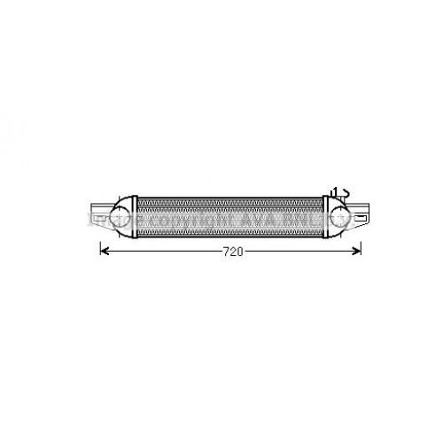 ΨΥΓΕΙΟ INTERC 1,3-1,4HDI-MJTD(540x85x65) FIAT FIORINO 2016 - 303006200