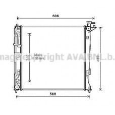 ΨΥΓΕΙΟ ΝΕΡΟΥ 2.0 CRDi ΠΕΤΡΕΛΑΙΟ ΑΥΤΟΜΑΤΟ (485x470) (ΤΣΕΧΙΑΣ) KIA SPORTAGE 2014 - 2015 424206325