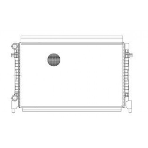 ΨΥΓΕΙΟ ΝΕΡΟΥ 1.6i 16V (65x41.5x2.3) VW GOLF SPORTSVAN 2018 - 875206350