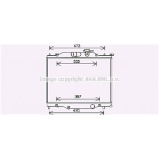 ΨΥΓΕΙΟ ΝΕΡΟΥ 1.5i ΒΕΝΖΙΝΗ (375x540x16) MAZDA 2 2014 - 506006305