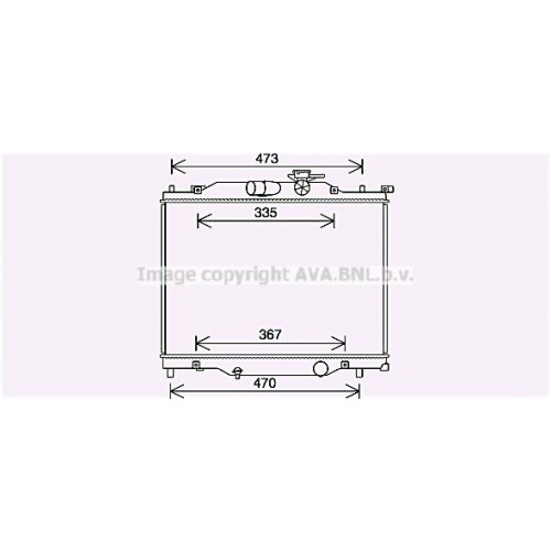 ΨΥΓΕΙΟ ΝΕΡΟΥ 1.5i ΒΕΝΖΙΝΗ (375x540x16) MAZDA 2 2014 - 506006305