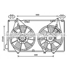 Βεντιλατέρ Νερού MAZDA CX5 2012 - 2017 505006440