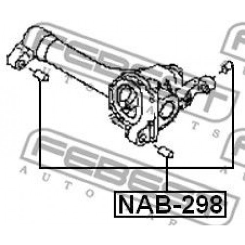 Συνεμπλόκ Ψαλιδιού NISSAN PATHFINDER 2005 - 2010 ( R51 ) Εμπρός NAB-298