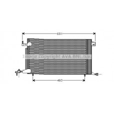 ΨΥΓΕΙΟ A/C (53.5x34.3^16) PEUGEOT 306 1997 - 1999 ( N5 ) 030006400