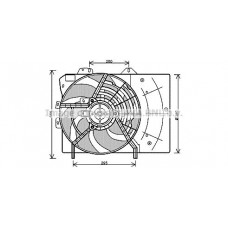 ΒΕΝΤΙΛΑΤΕΡ ΨΥΓΕΙΟΥ ΚΟΜΠΛΕ (1 ΦΙΣΑ) (38cm) CITROEN C4 CACTUS 2014 - 2018 204006450