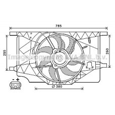 Βεντιλατέρ Νερού RENAULT VEL SATIS 2002 - 2005 ( BJ ) 666506450