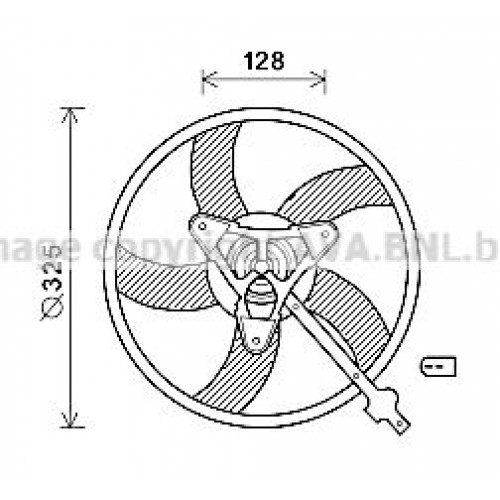 Βεντιλατέρ Νερού SKODA FABIA 2011 - 2014 746006470