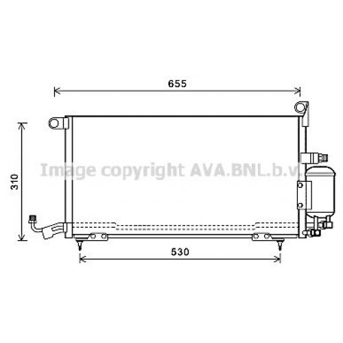 ΨΥΓΕΙΟ A/C (58x31.8) SEAT TOLEDO 1995 - 1998 ( 1LZ ) 034006400