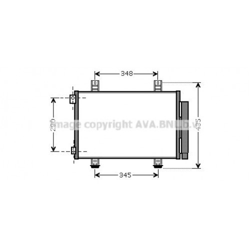 ΨΥΓΕΙΟ A/C 1.0-1.2 ΒΕΝΖΙΝΗ (550x350x16) SUZUKI SPLASH 2012 - ( ) 100106400