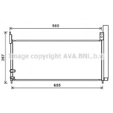 ΨΥΓΕΙΟ A/C 1.8i 16V HYBRID (PRIUS PLUS)(670x280x20) TOYOTA PRIUS 2012 - 2016 820106410