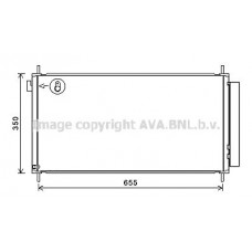 ΨΥΓΕΙΟ A/C 2.0 D4D ΠΕΤΡΕΛΑΙΟ (696x325x16) TOYOTA AURIS 2013 - 2015 830106410