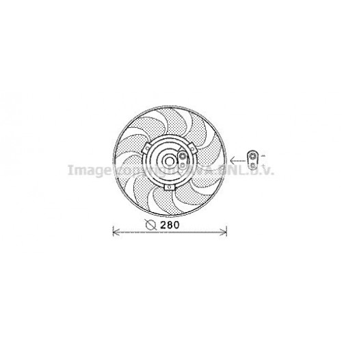 ΒΕΝΤΙΛΑΤΕΡ A/C (ΜΟΤΕΡ+ΦΤΕΡΩΤΗ) (2PIN) (280MM) (ΧΩΡΙΣ ΚΑΛΩΔΙΟ) VW TRANSPORTER 1997 - 2003 ( 70X ) ( T4 ) 886006450