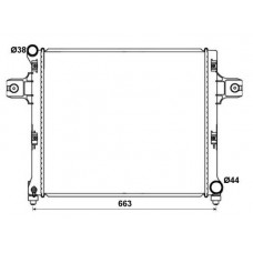 ΨΥΓΕΙΟ 3.0 CRD ΠΕΤΡΕΛΑΙΟ (590x515x37) JEEP GRAND CHEROKEE 2008 - 2011 ( WK, WH ) 097806310
