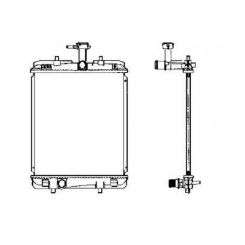 ΨΥΓΕΙΟ ΝΕΡΟΥ 1.0cc +/-A/C (37.4x32.6) (MAHLE BEHR) TOYOTA AYGO 2018 - 827206305
