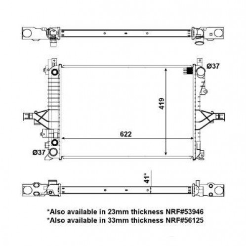 ΨΥΓ. 2.0-3.0 ΒΕΝ-2.4TD ΑΥΤ. +/-AC(62x42) VOLVO S80 1999 - 2006 ( TS ) ( XY ) 040606320