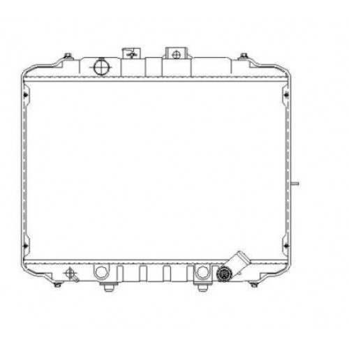 ΨΥΓΕΙΟ ΝΕΡΟΥ 1.8-2.0-2.4 ΒΕΝΖΙΝΗ - 2.5-2.6 TD ΠΕΤΡΕΛΑΙΟ +/- A/C (400x598) HYUNDAI H-100 1993 - 1995 069706300