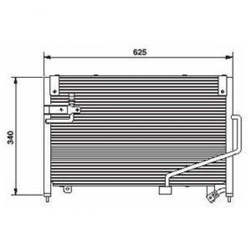 Ψυγείο A/C (Εξωτερικό) MAZDA 323 1995 - 1998 ( BA ) 010206400