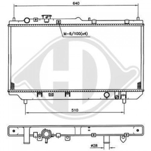 Ψυγείο Νερού MAZDA 323 1995 - 1998 ( BA ) 010406300