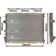 Ψυγείο Νερού RENAULT CLIO 1998 - 2001 010906380