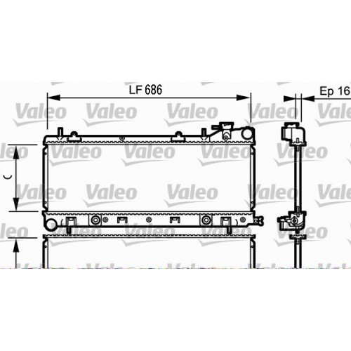 Ψυγείο Νερού SUBARU IMPREZA 1997 - 2001 ( GC ) 011706300