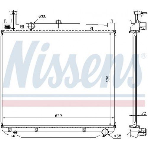 Ψυγείο Νερού TOYOTA HIACE 1996 - 2006 ( XH10 ) 012006300