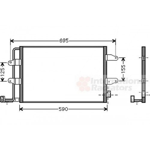 Ψυγείο A/C (Εξωτερικό) VW NEW BETTLE 2005 - 2011 ( 9C1 ) 013806410