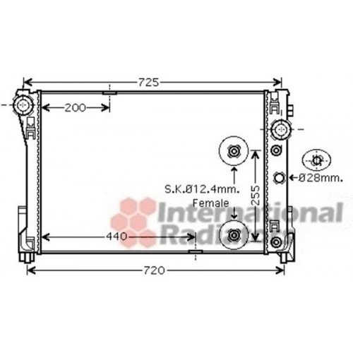 Ψυγείο Νερού MERCEDES C CLASS 2007 - 2011 ( W204 ) 014306320