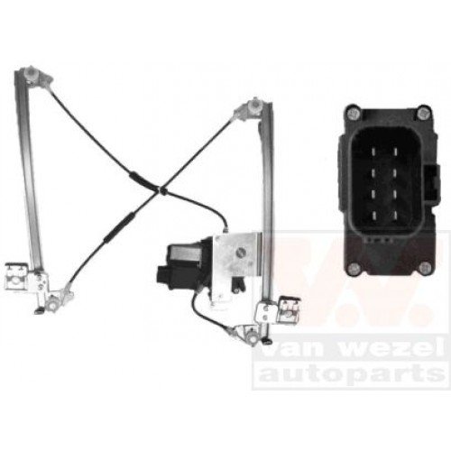 Γρύλος Παραθύρου Ηλεκτρικός Με Μοτέρ FORD FOCUS 2002 - 2004 ( MK1B ) Εμπρός Δεξιά 014707071