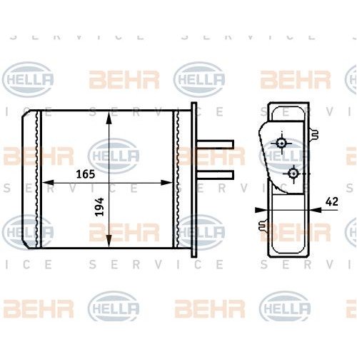 Ψυγείο Καλοριφέρ LANCIA Y 2001 - 2003 ( 840A ) 016606500 Ψυγείο Καλοριφέρ LANCIA Y 2001 - 2003 ( 840A ) 016606500