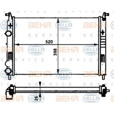 Ψυγείο Νερού FIAT STRADA 1999 - 2002 ( 178E ) 016806300