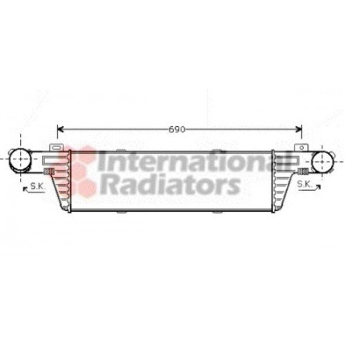 Ψυγείο Intercooler MERCEDES E CLASS 1999 - 2002 ( W210 ) 018706200