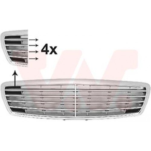 Μάσκα MERCEDES E CLASS 2002 - 2006 ( W211 ) 018804545