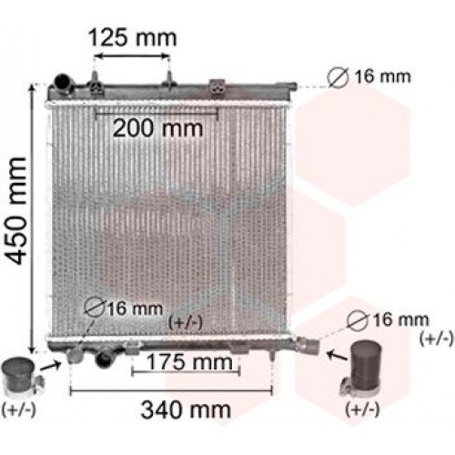 Ψυγείο Νερού CITROEN C3 2002 - 2006 ( FC ) 019006310