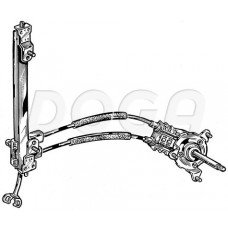 Γρύλος Παραθύρου Μηχανικός ALFA ROMEO 147 2000 - 2004 ( 937 ) Πίσω Αριστερά 019407062