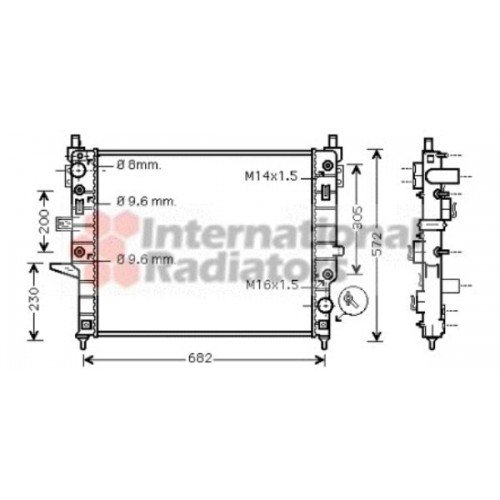 Ψυγείο Νερού MERCEDES M-CLASS 2002 - 2005 ( W163 ) 019906300