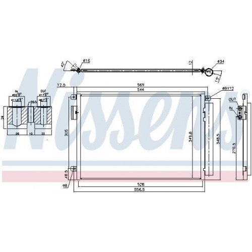 Ψυγείο A/C (Εξωτερικό) FIAT 500 2007 - 2015 020206420