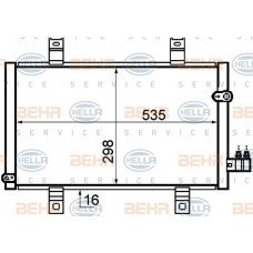 Ψυγείο A/C (Εξωτερικό) MAZDA RX8 2003 - 2008 ( SE17 ) 021506400