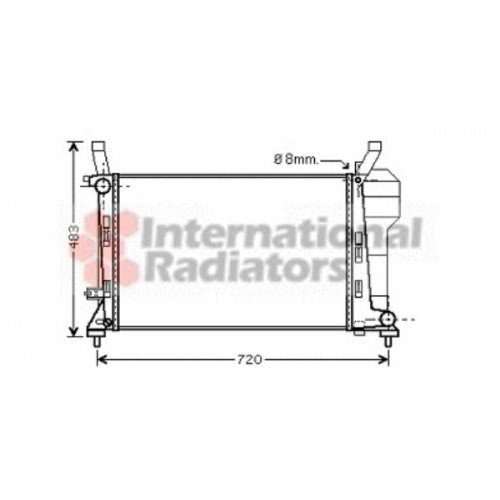 Ψυγείο Νερού MERCEDES A CLASS 2004 - 2008 ( W169 ) 021906300