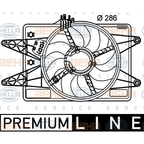 Βεντιλατέρ Νερού FIAT DOBLO 2001 - 2005 ( 119 ) Combi 022806460