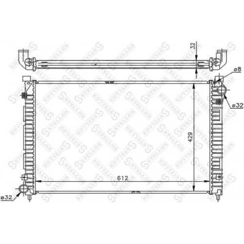 Ψυγείο Νερού LANDROVER FREELANDER 1998 - 2003 ( LN ) 022906310