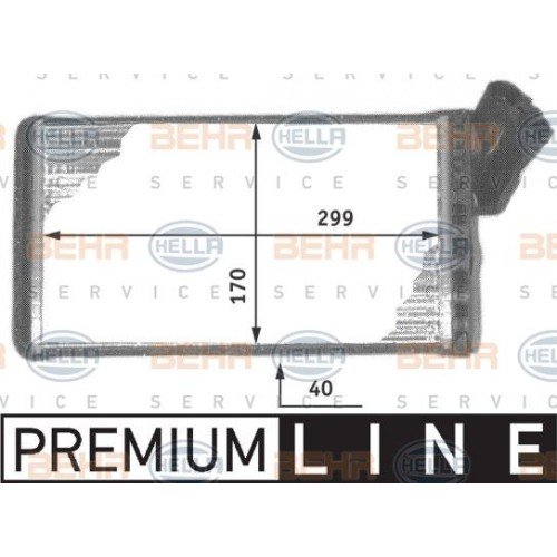 Ψυγείο Καλοριφέρ CITROEN JUMPY 1995 - 2003 ( I ) ( U6U ) 024806500